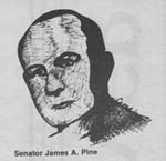 Illustration of Senator Pine
