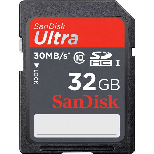 EXtra SanDisk Ultra 32GB SD Card
