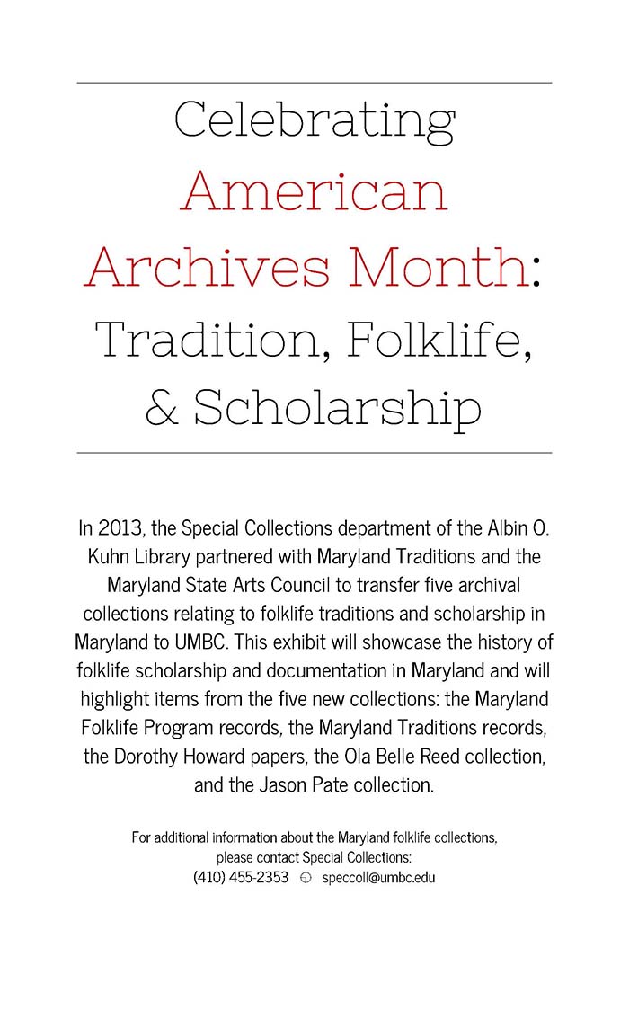 American Archives Month 2014