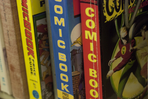 Comic book spines