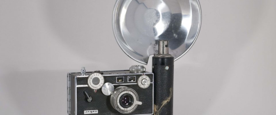 Argus C3 with flash, 1939-1966.