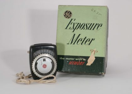 General Electric PR-1 Exposure Meter, 1950s. Out of box.