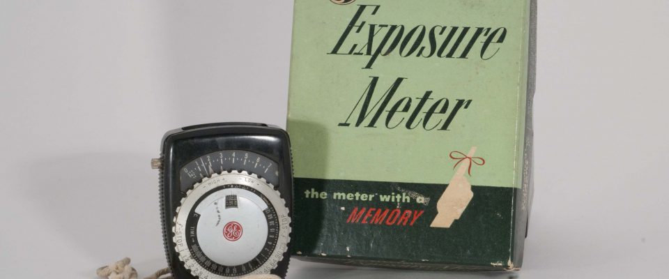 General Electric PR-1 Exposure Meter, 1950s. Out of box.