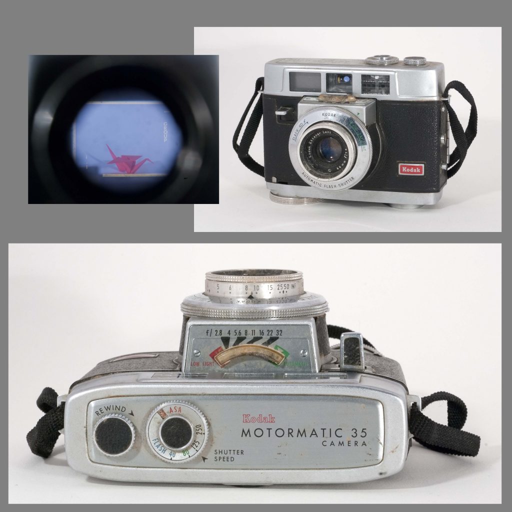 Kodak Motormatic 35, 1960-1962. Compilation image.