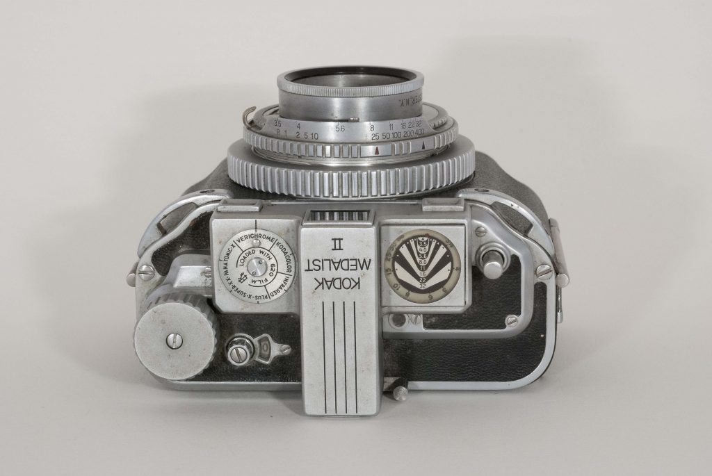 Kodak Medalist II, 1946-1953. Top view.