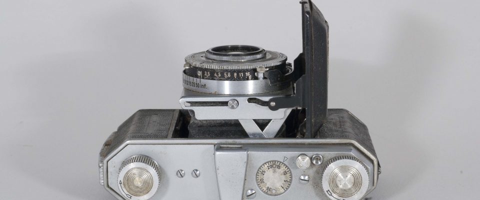 Kodak Retina I Type 010, 1945-1949. Open, top view.