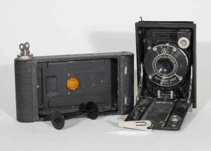 Kodak Vest Pocket Model B, 1925-1934. Disassembled.