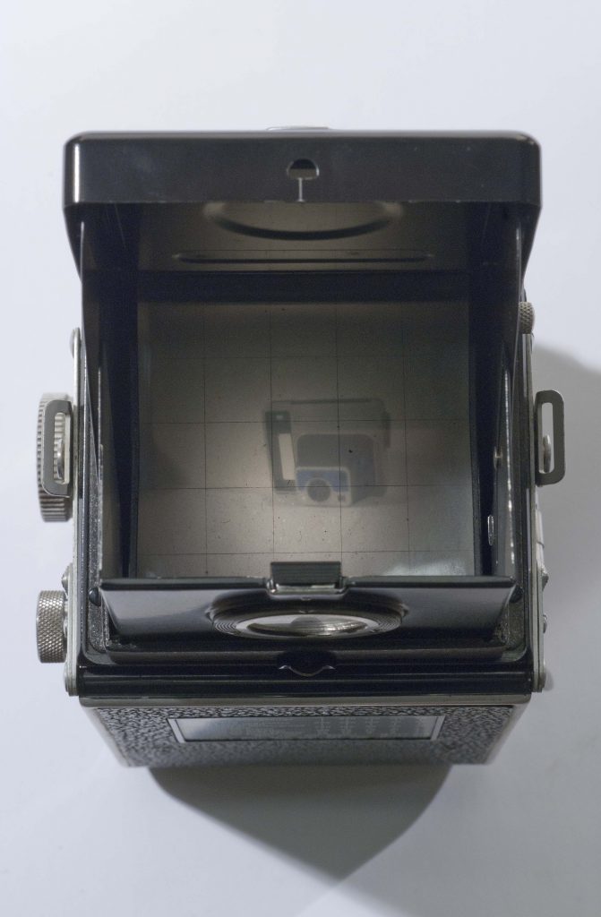 Rolleiflex T, 1958-1975. Viewfinder.