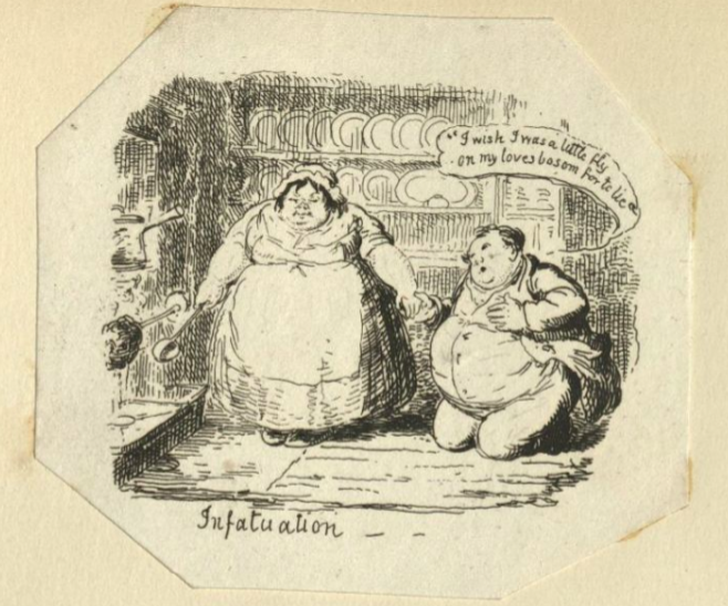 "Infatuation" by George Cruikshank, Bound Book of Illustrations