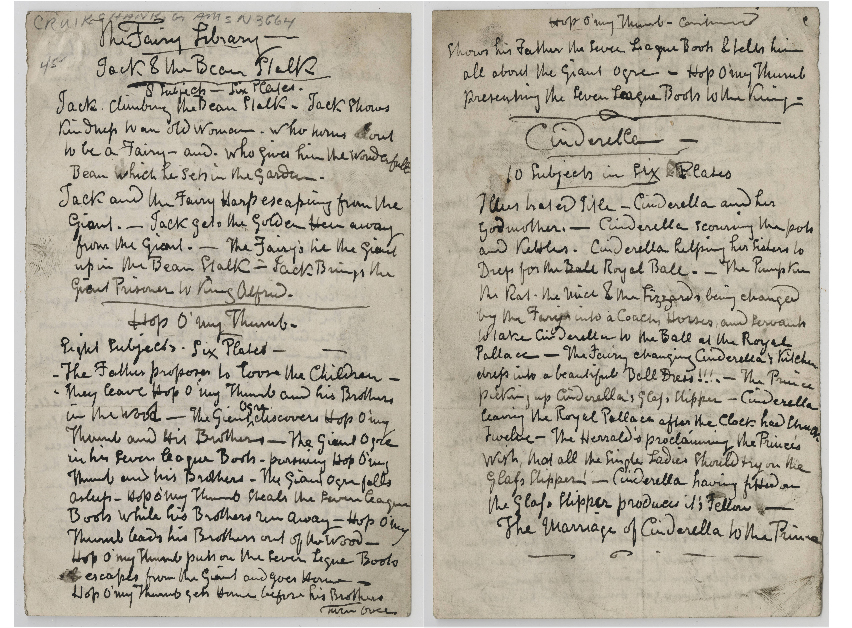 Two manuscript pages written in black ink