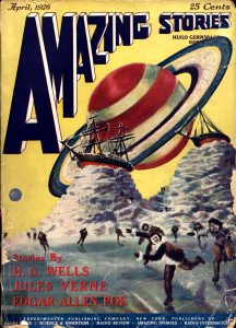 Amazing Stories, April 1925. Cover.