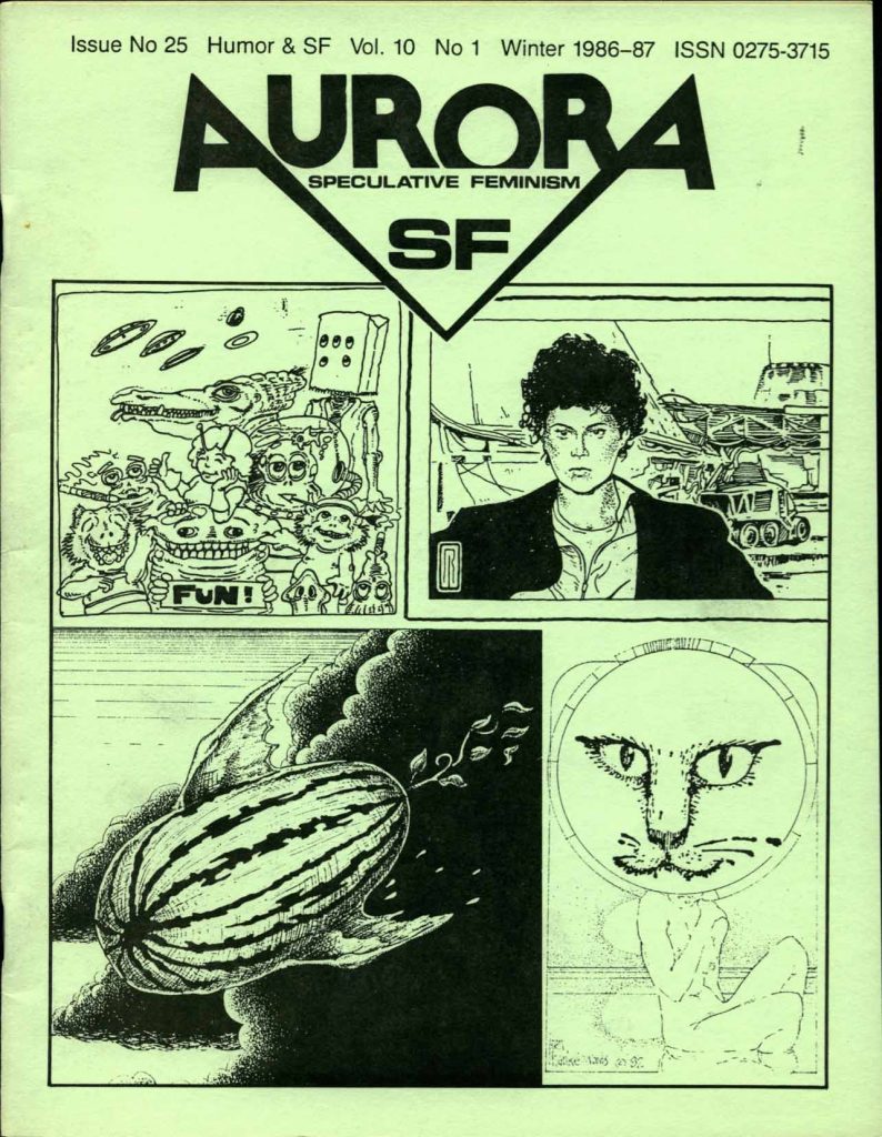 Front cover of Issue 25 of Aurora, 1987.