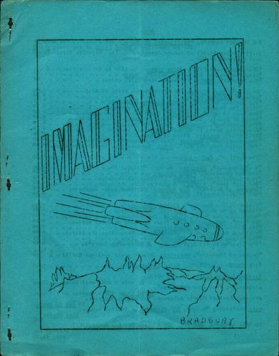 Imagination, March 1938. Ray Bradbury cover.