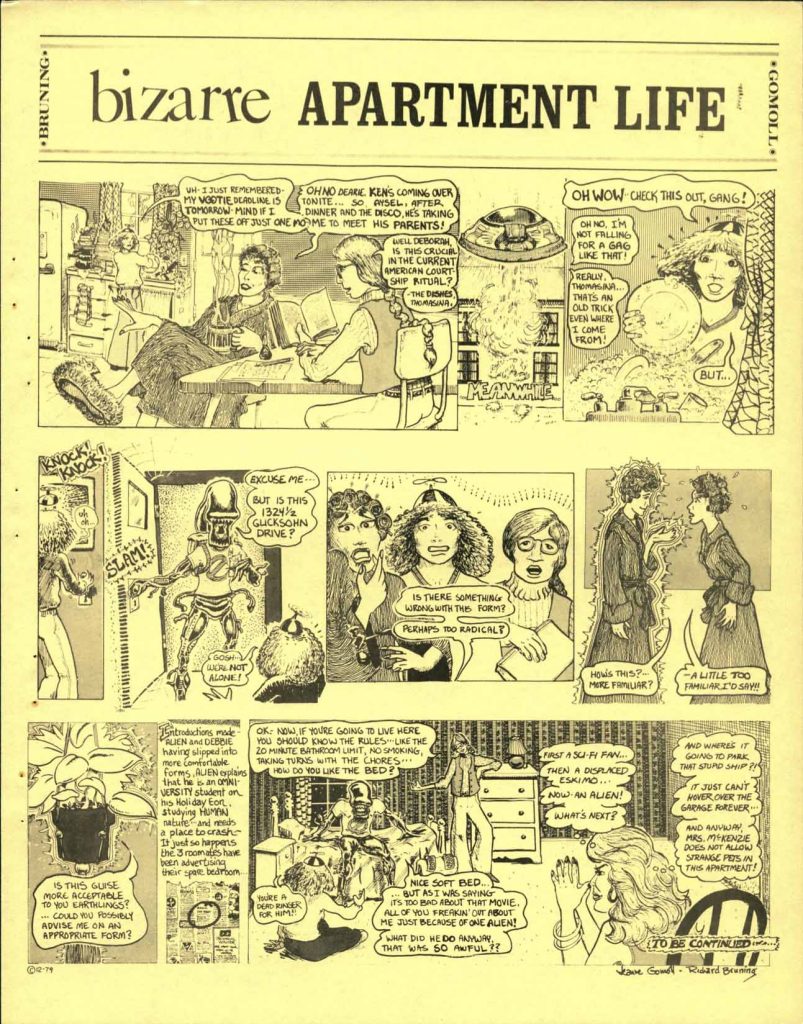 Comic in Issue 16 of Janus, 1979.