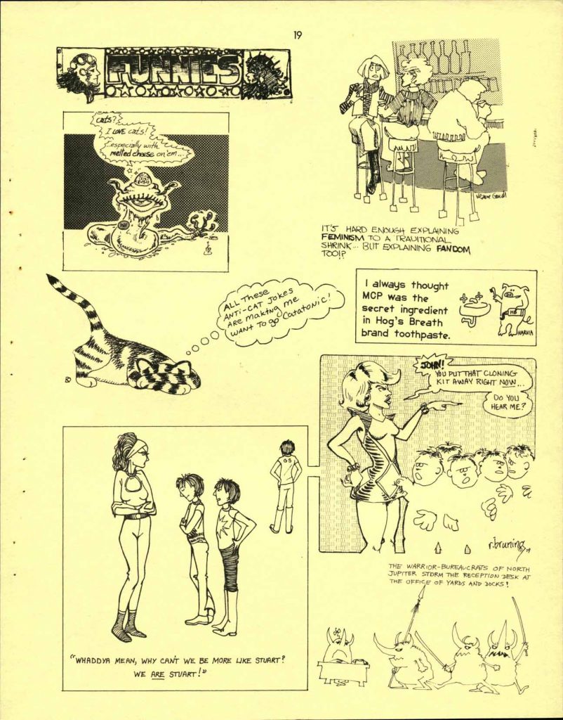 Comics in Issue 16 of Janus, 1979.