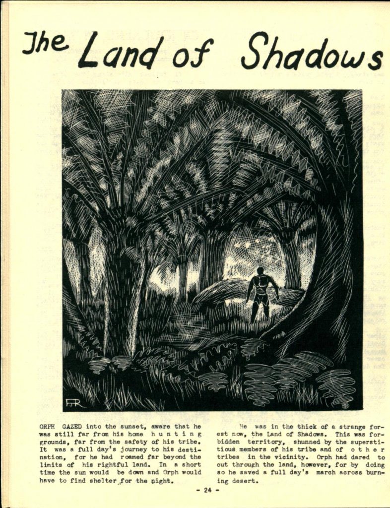 The Land of Shadows, cover.