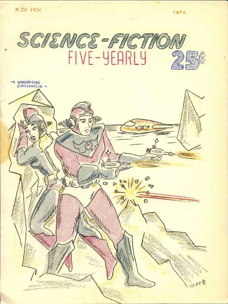 Cover of Science-Fiction Five-Yearly, November 1951.