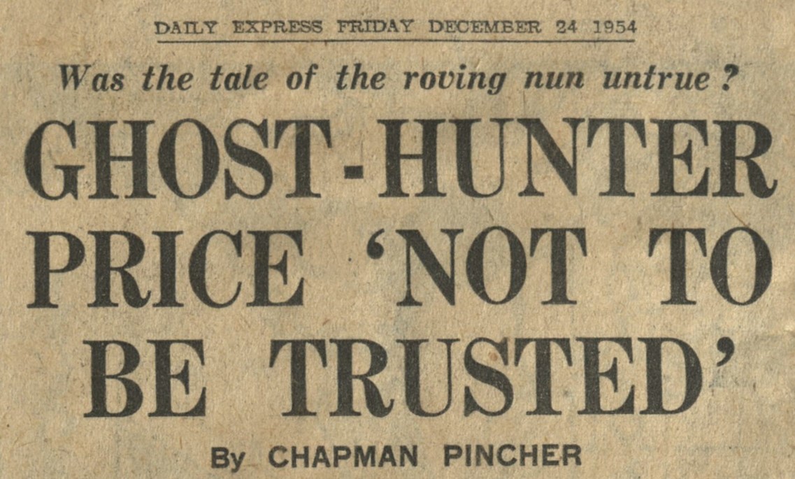 Ghost-Hunter Price ‘Not to Be Trusted’