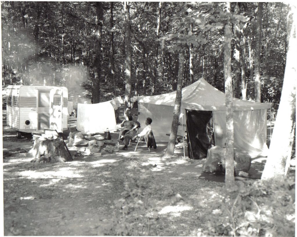 Campsite at Lewis Mountain