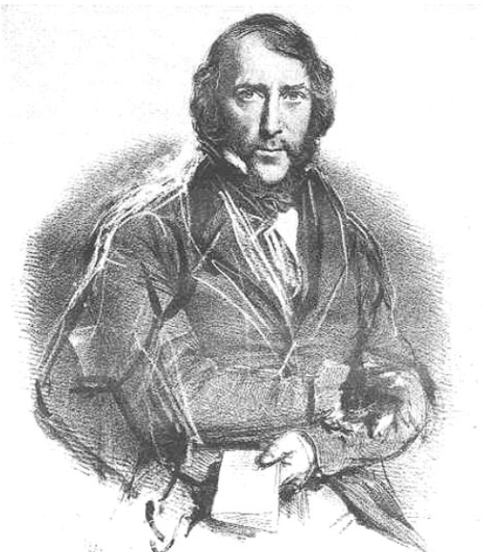 Self-portrait of George Cruikshank Scanned image and text by Philip V. Allingham